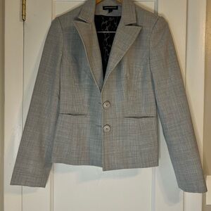 Express Light Gray Women's Blazer Set